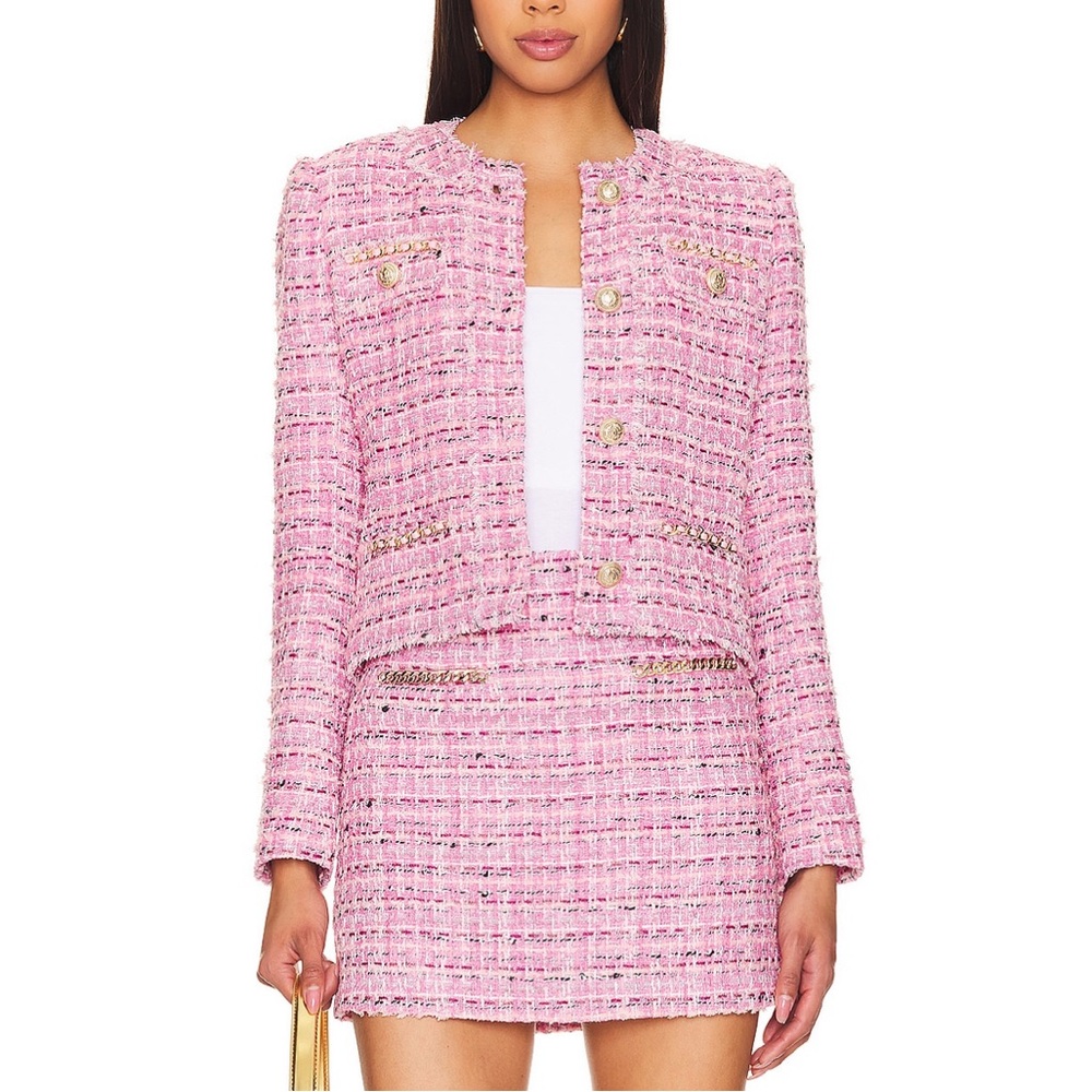 Generation love tweed skirt set